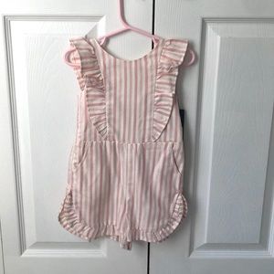 NWT Oshkosh Sparkle Stripe Romper